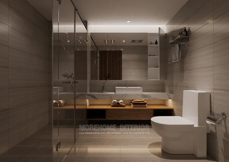 Trang trí phòng tắm với kính cường lực cao cấp Vách kính đẹp