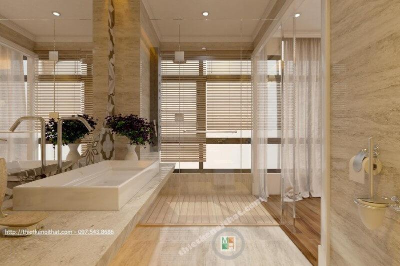 Lựa chọn vách kính tắm cường lực tạo hiệu ứng cho không gian riêng tư của gia chủ thêm rộng và thoáng hơn Vách kính đẹp