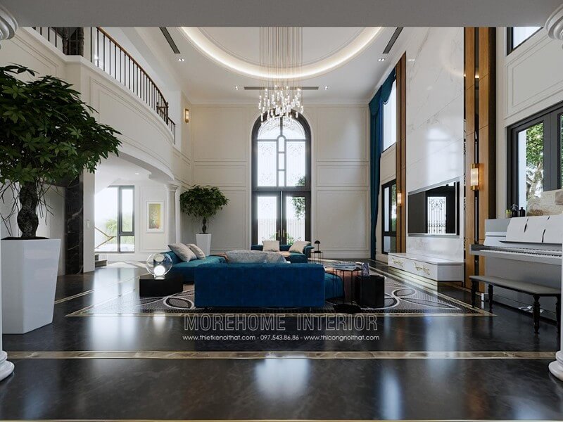 Trang trí nội thất phòng khách đẹp tại biệt thự Hải phòng Theo dõi các mẫu thiết kế phòng khách ưa chuộng nhất hiện nay