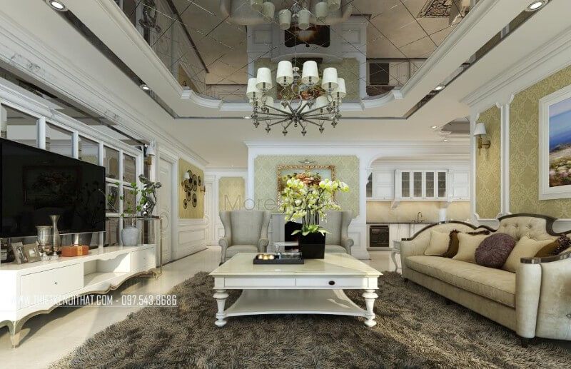 Thiết kế chung cư Imperia Garen cao cấp phong cách tân cổ điển