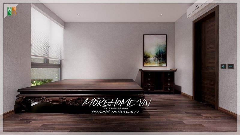 Tranh canvas treo tường phong cảnh khung gỗ là một trang trí thẩm mỹ để làm nổi bật không gian.