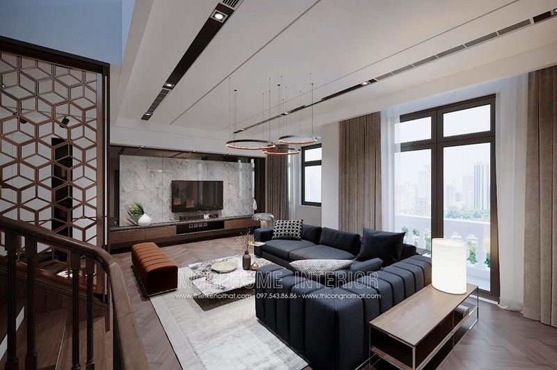 Thiết kế nội thất biệt thự Vinhomes Imperia Hải Phòng phong cách hiện đại , sang trọng