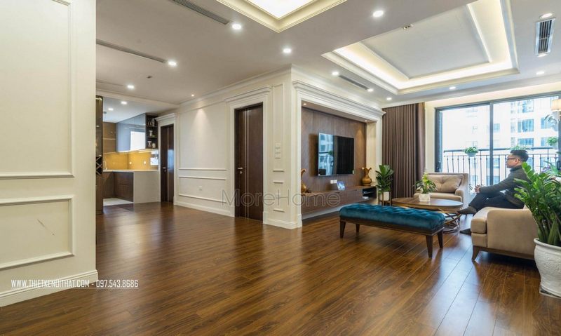 Thi công nội thất chung cư hiện đại An Bình city