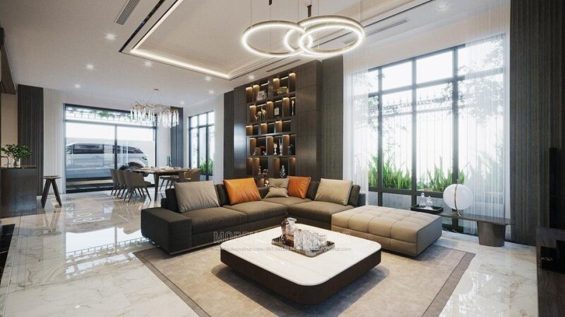 Mẫu bàn trà cao cấp gỗ công nghiệp được nhiều gia chủ yêu thích và sử dụng