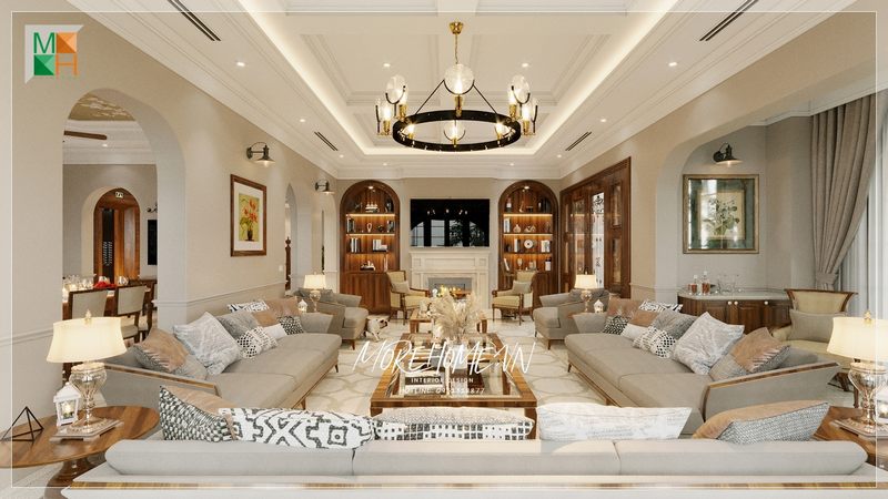 Bộ ghế sofa không chỉ mang đến sự sang trọng cũng như sự êm ái và ấn tượng cho không gian sống của gia đình.