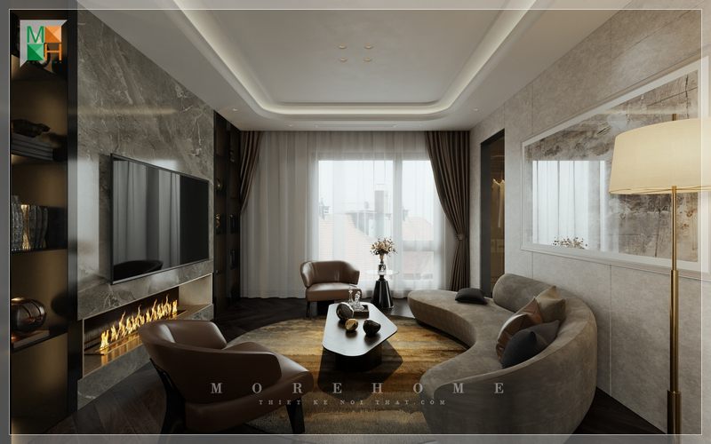 Phòng khách không gian chính trong mỗi ngôi nhà là nơi đón tiếp khách, trò chuyện tụ họp các thành viên trong nhà cùng nhau gắn kết tình cảm với nhau, thể hiện cá tính gu thẩm mỹ của gia chủ thông qua cách bày trí và lựa chọn nội thất