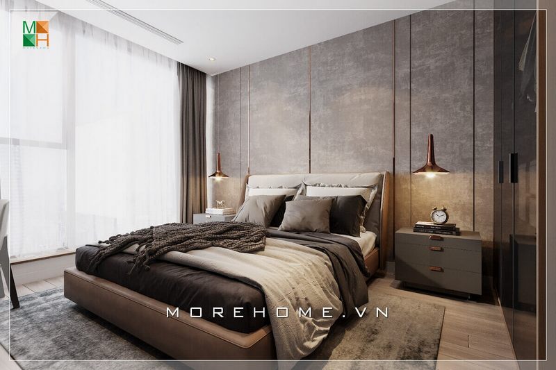 .
Nội thất gỗ công nghiệp cao cấp sẽ góp phần tạo nên vẻ đẹp sang trọng, đẳng cấp cho không gian căn phòng. Thay vì bức tường thông thường, cửa kính ban công sẽ giúp căn phòng luôn thoáng mát và sáng sủa hơn khi tận dụng ánh sáng tự nhiên.