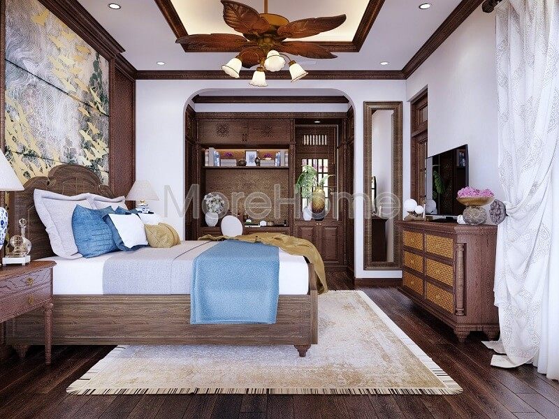 Mẫu tủ gỗ trang trí đẹp cho không gian căn phòng ngủ thêm lôi cuốn